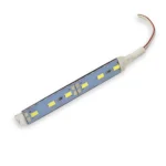 Лінійний світильник. Світлодіодна лінійка 12V алюмин. 10 см 6 SMD (5730) на двосторонньому скотчі 10см Білий