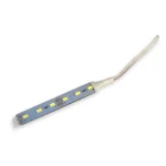Лінійний світильник. Світлодіодна лінійка 12V алюмин. 10 см 6 SMD (5730) на двосторонньому скотчі 10см Білий - Зображення 2