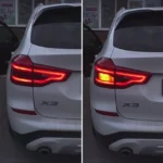 Жовті повороти в червоному ліхтарі BMW X3 G01 1156 BA15s P21W 80W CREE Жовта canbus для сертифікації - Зображення 2