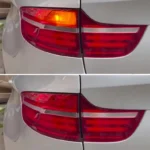 Жовті повороти в червоному ліхтарі BMW X6 E71 LED BAY9s H21W зсув 120 ° 16SMD CREE 12-24V CANBUS з обманкою Жовта для сертифікації - Зображення 2