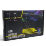 Світлодіодна контурна підсвітка RGB для салону автомобіля, підсвітка торпеди та ніг 75см*4 90см 25см+4 модуля Керування з телефону - Зображення 10