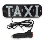 Табличка TAXI світлодіодна в прикурювач (BIG) Синій - Зображення 2