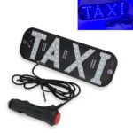 Табличка TAXI світлодіодна в прикурювач (BIG) Синій