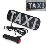 Табличка TAXI світлодіодна в прикурювач (BIG) Білий