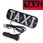Табличка TAXI світлодіодна в прикурювач (BIG) Червоний
