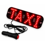 Табличка TAXI світлодіодна в прикурювач (BIG) Червоний - Зображення 3