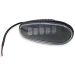 Двоколірні Led ПТФ протитуманні фари Daewoo Lanos Sens. Діодні ПТФ 5 лінз 50W. Скло знімне. МЕТАЛ - Зображення 3