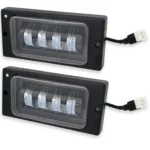 Противотуманні фари 4+3LED JR-70W 17,3*8,4см (комплект 2шт) ВАЗ 2110-2115 WHITE, з регулюванням 7 лінз, комплект