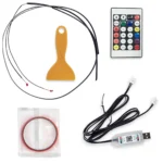 Комплект мигалка світлодіодна контурна підсвітка салону USB RGB (Magic) Керування з телефону