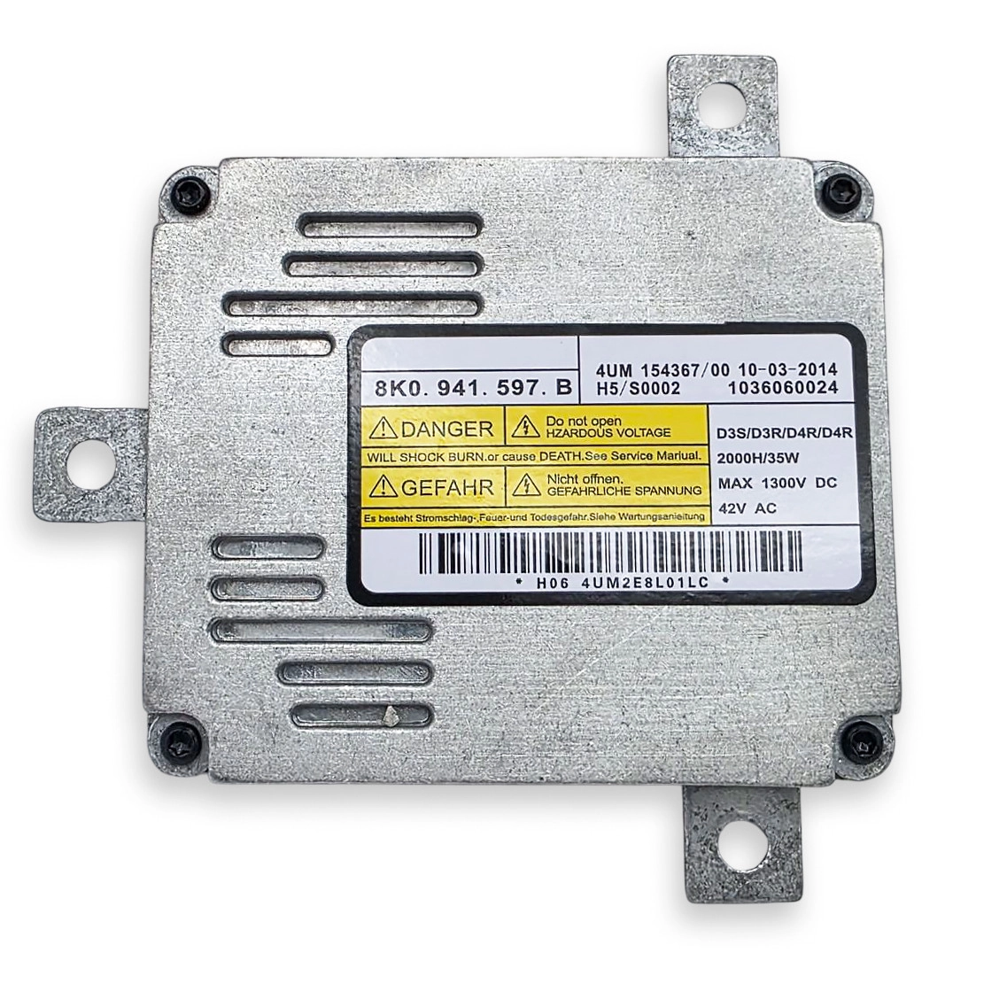 7463536760_shtatnij-blok-rozpalyuvannya Штатний блок розпалювання ксенонової лампи OEM VAG 8K0 941 597 B D3S; D3R; D4S; D4R для авто Audi, Volkswagen, Skoda, Seat - Зображення 1