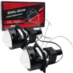Комплект універсальних лінз 3 дюйми BI LED H1 9005 9006 H4 H7 H11 LED 100W 30000Lm А3