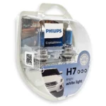 Галогенна автолампа PHILIPS H7+ W5W 12V 5W (12972CVSM) CrystalVision 12972CVSM 12V 55W, комплект - Зображення 4