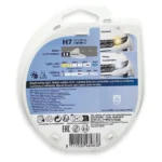 Галогенна автолампа PHILIPS H7+ W5W 12V 5W (12972CVSM) CrystalVision 12972CVSM 12V 55W, комплект - Зображення 6