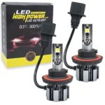 Світлодіодні лампи H13 Led лампи 12V 60W/set 6000K, High Power LED Autolight, +300% яскравості, комплект 2 шт. - Зображення 8