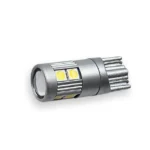 Світлодіодна лампа Т10 (W5W) 9 SMD 3030 12V з лінзою Біла - Зображення 4