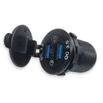 Автомобільна зарядка QC 3.0 + PD Type-C з кнопкою та кришкою, 12-24V, Blue - Зображення 6