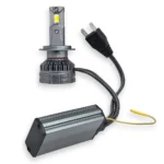 Світлодіодні лампи LED Headlight Q8 H7 160W 12000Lm  Білий та Жовтий з керуванням через смартфон (комплект 2 шт) - Зображення 2