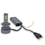 Світлодіодні лампи LED Headlight Q8 H7 160W 12000Lm  Білий та Жовтий з керуванням через смартфон (комплект 2 шт) - Зображення 5
