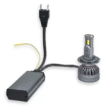 Світлодіодні лампи LED Headlight Q8 H7 160W 12000Lm  Білий та Жовтий з керуванням через смартфон (комплект 2 шт) - Зображення 3