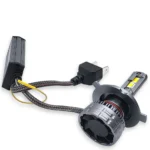 Світлодіодні лампи LED Headlight Q8 H4 160W 12000Lm  Білий та Жовтий з керуванням через смартфон (комплект 2 шт) - Зображення 6