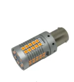 Світлодіодна LED лампа в поворот червоного ліхтаря 1156 BA15s P21W 48SMD 3030 12V Желтая canbus - Зображення 3