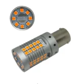 Світлодіодна LED лампа в поворот червоного ліхтаря 1156 BA15s P21W 48SMD 3030 12V Желтая canbus