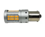 Світлодіодна LED лампа в поворот червоного ліхтаря 1156 BA15s P21W 48SMD 3030 12V Желтая canbus - Зображення 5