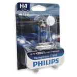 Галагенна лампа PHILIPS 12342RGTB1 H4 12V 60/55W RacingVision GT200 +200% B1