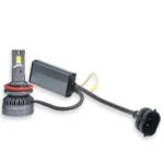 Світлодіодні лампи LED Headlight Q8 H11 160W 12000Lm Біло-Жовтий з керуванням через смартфон (комплект 2 шт) - Зображення 4