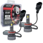 Світлодіодні лампи LED Headlight Q8 H11 160W 12000Lm Біло-Жовтий з керуванням через смартфон (комплект 2 шт)