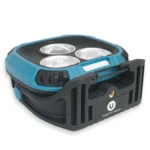 Ліхтар-прожектор акумуляторний W891-1, Work Light, Type-C, Power Bank, біле-тепле світло 3-COB + 6smd червоне - Зображення 2