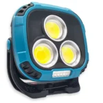 Ліхтар-прожектор акумуляторний W891-1, Work Light, Type-C, Power Bank, біле-тепле світло 3-COB + 6smd червоне - Зображення 3