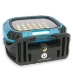 Ліхтар-прожектор акумуляторний W893-1, Work Light, Type-C, Power Bank, біле-тепле світло 3-COB + 6smd червоне - Зображення 2
