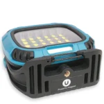 Ліхтар-прожектор акумуляторний W893-1, Work Light, Type-C, Power Bank, біле-тепле світло 3-COB + 6smd червоне - Зображення 6