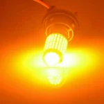 Світлодіодна лампа 12 7443 T20 144SMD 3014 canbus Жовта Хром - Зображення 5