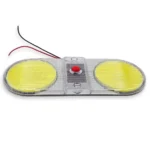 Світлодіодний ліхтар у салон, світильник планка - 19,7х7,4см - 12W-12/24V, 1 шт. - Зображення 3