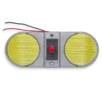 Світлодіодний ліхтар у салон, світильник планка - 19,7х7,4см - 12W-12/24V, 1 шт.