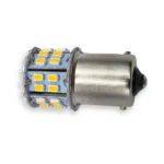 Світлодіодна LED лампа в поворот червоного ліхтаря +1156 BA15s P21W 50 SMD 3020 12V Жовта для сертифікації - Зображення 8