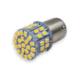 Світлодіодна LED лампа в поворот червоного ліхтаря +1156 BA15s P21W 50 SMD 3020 12V Жовта для сертифікації