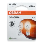 Галогенна лампа Osram W16W ORIGINAL 12 V W2,1X9,5 2X10 921-02B