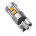 Світлодіодна лампа T10 12SMD 3030 12V Жовта, Premium якість, 1 шт. - Зображення 3
