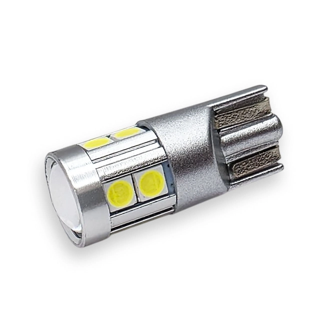 7586716581_svitlodiodna-lampa-t10 Світлодіодна лампа T10 12SMD 3030 12V Білий, Premium якість, 1 шт. - Зображення 1