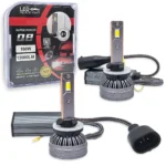 Світлодіодні лампи LED Headlight Q8 H27 160W 12000Lm Біло-Жовтий з керуванням через смартфон (комплект 2 шт)