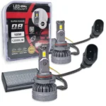 Світлодіодні лампи LED Headlight Q8 HB3 (9005) 160W 12000Lm Біло-Жовтий з керуванням через смартфон (комплект 2 шт)