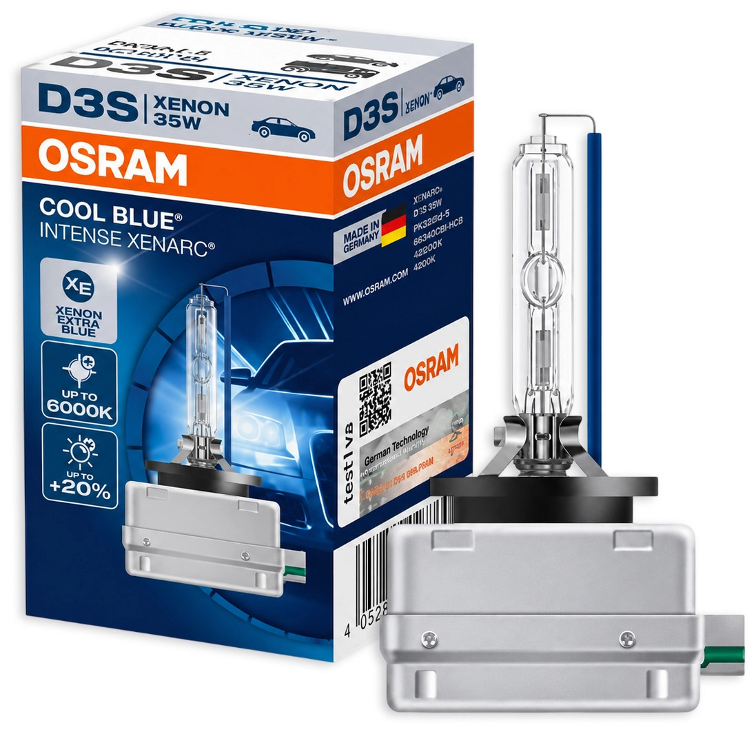 7592446639_ksenonova-lampa-osram Ксенонова лампа Osram D3S Xenarc 5000K/6000K, Cool Blue Intense 66340CBI - Зображення 1