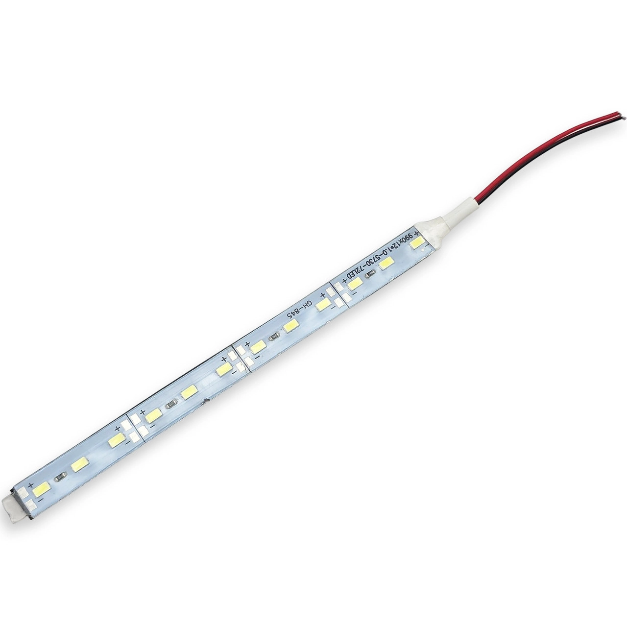 7601390268_svitlodiodna-alyuminiyeva-linijka Світлодіодна алюмінієва лінійка 12V 12 smd білий 16 см - Зображення 1