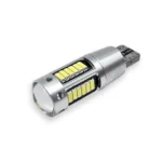 Світлодіодна лампа Т10 W5W 30 SMD 4014 з обманкою, драйвером та лінзою 12V Біла - Зображення 2