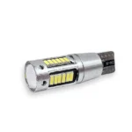 Світлодіодна лампа Т10 W5W 30 SMD 4014 з обманкою, драйвером та лінзою 12V Біла