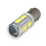 Світлодіодна автомобільна лампа T4W (BA9S) 12-24V 8SMD 5630 + 1 CREE CANBUS з лінзою, біла, 1 шт. - Зображення 2