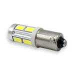 Світлодіодна автомобільна лампа T4W (BA9S) 12-24V 8SMD 5630 + 1 CREE CANBUS з лінзою, біла, 1 шт. - Зображення 5
